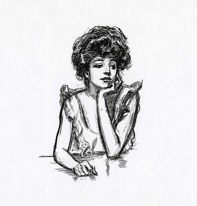 A Gibson Girl by Charles Dana Gibson